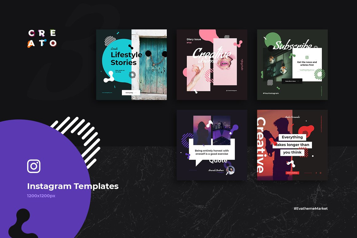 Creato Social Media Templates Creato Social Media Templates