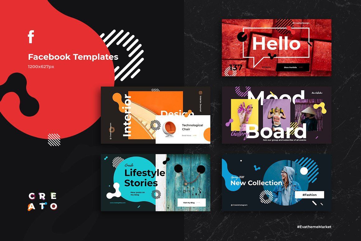 Creato Social Media Templates