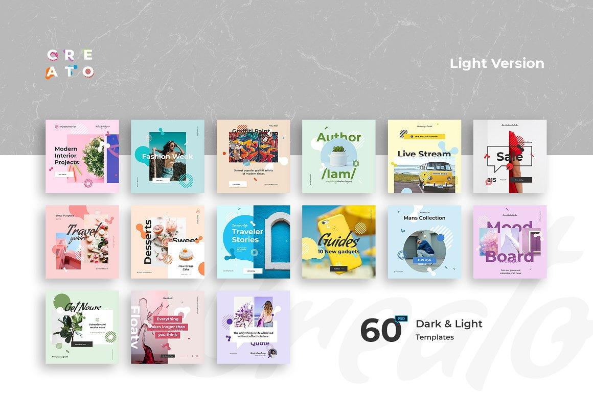 Creato Social Media Templates Creato Social Media Templates
