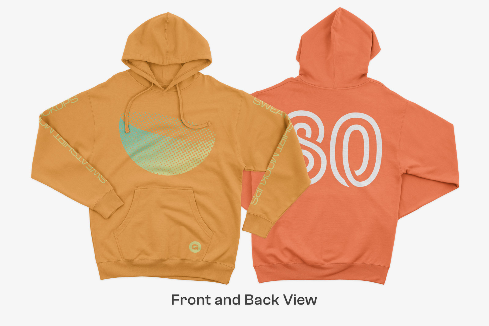 Independent Trading Co 4500 Hooded Pullover Sweatshirt Mockups