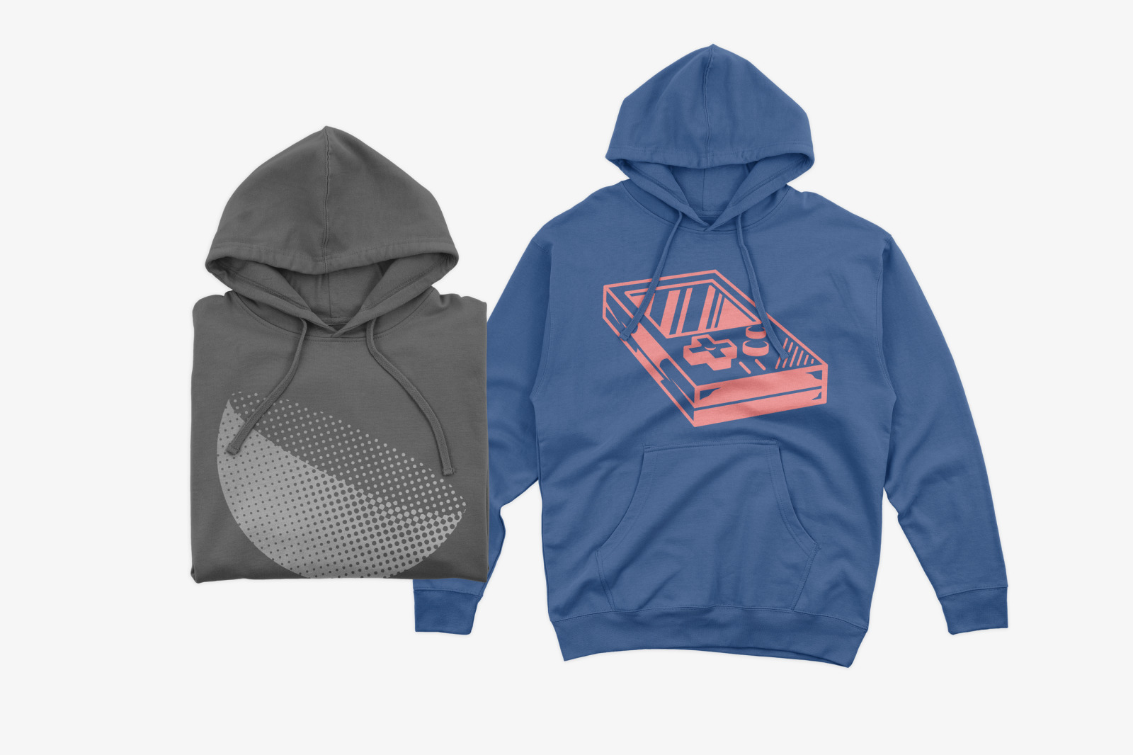 Independent Trading Co 4500 Hooded Pullover Sweatshirt Mockups