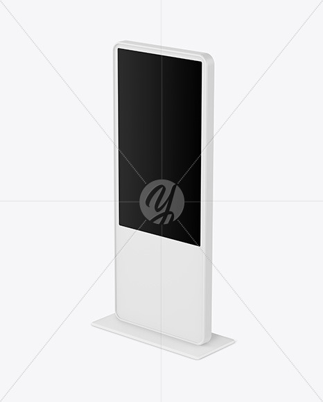 LED Citylight Stand Mockup