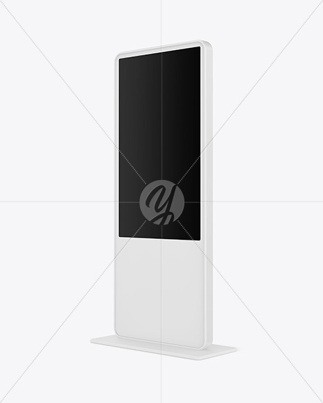 LED Citylight Stand Mockup