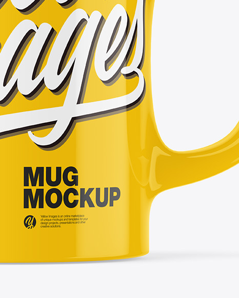 Glossy Mug Mockup