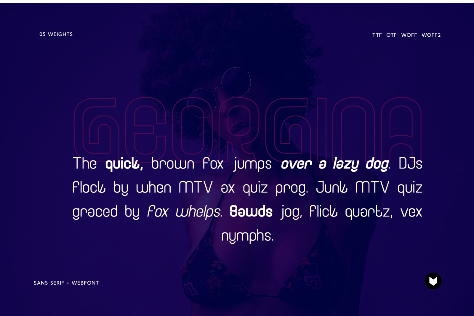 Georgina Pro Typeface Georgina Pro Typeface