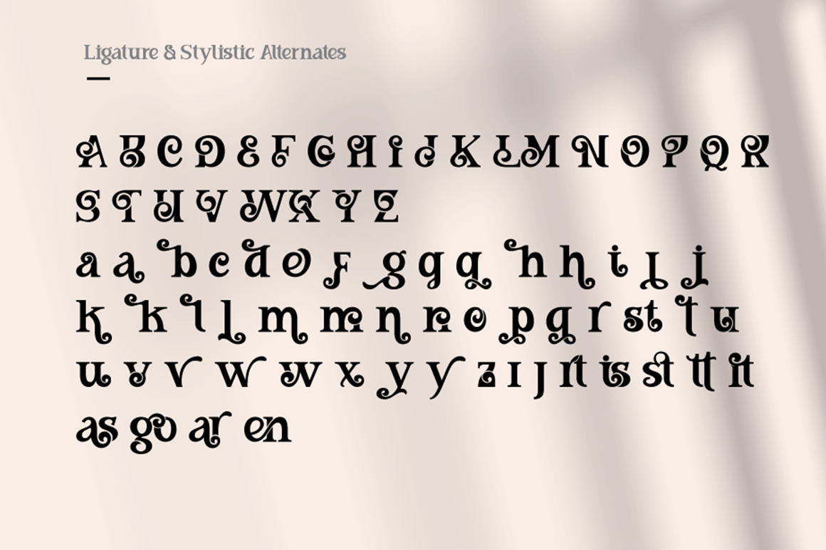 Bitline Swirly Font