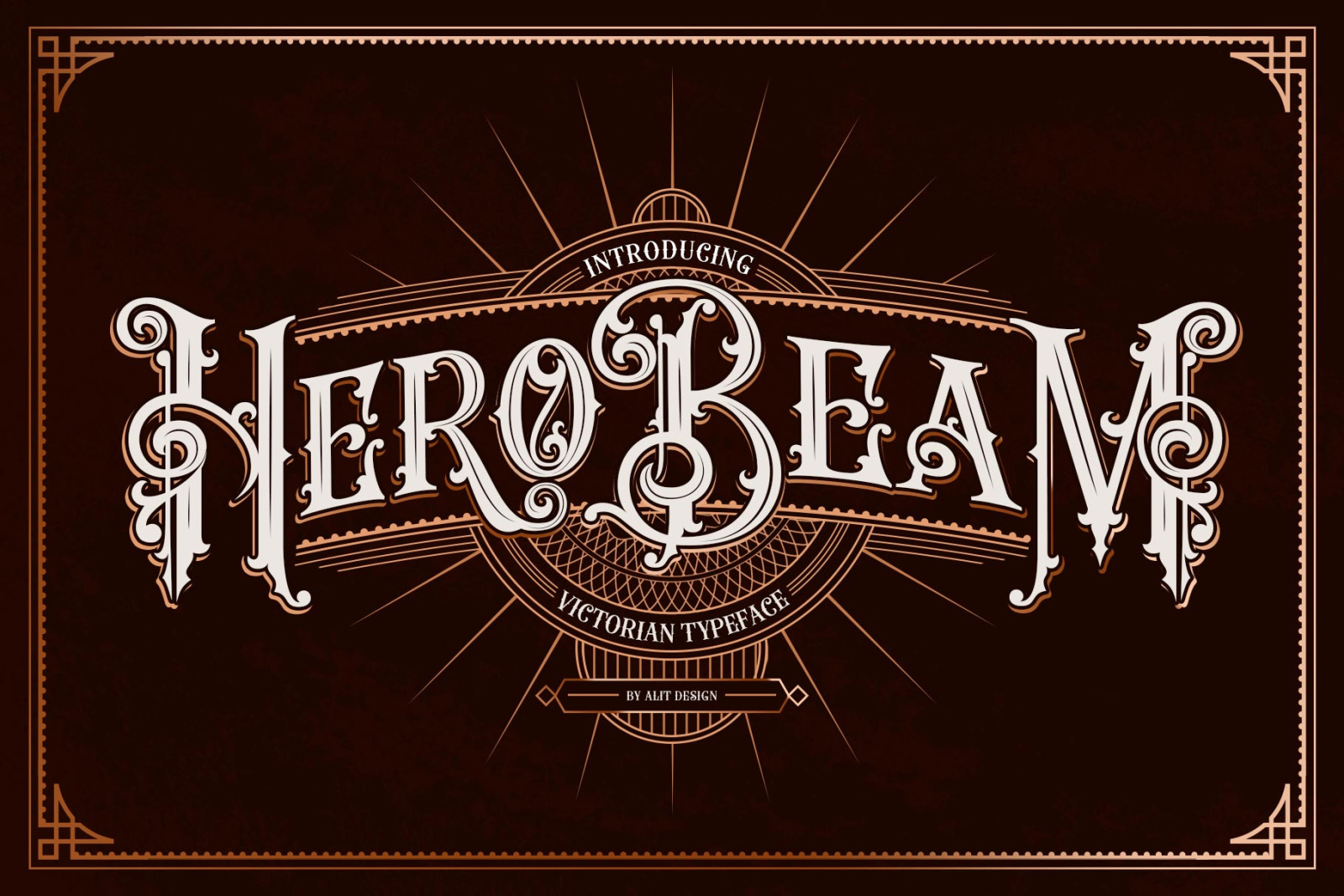 Hero Beam Typeface