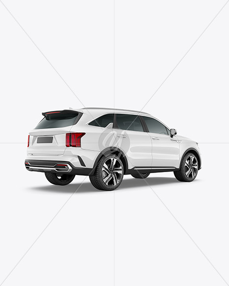 Compact Crossover SUV - Back Half Side