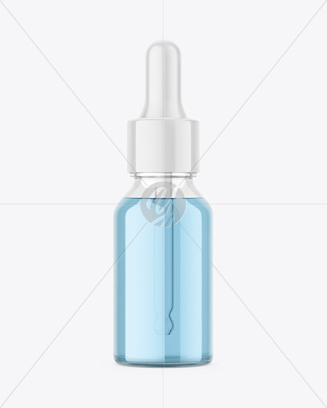 Clear Glass Dropper Bottle Mockup