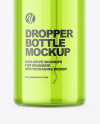 Clear Glass Dropper Bottle Mockup