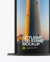 LED Citylight Stand Mockup