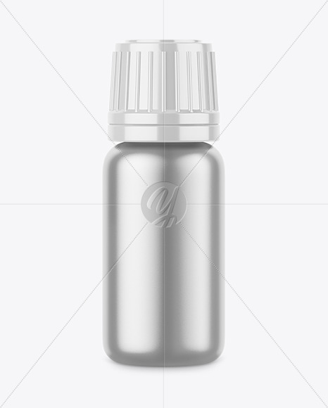 Metallic Bottle Mockup