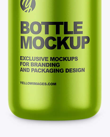 Metallic Bottle Mockup Metallic Bottle Mockup