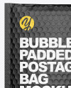 Glossy Postage Bag Mockup