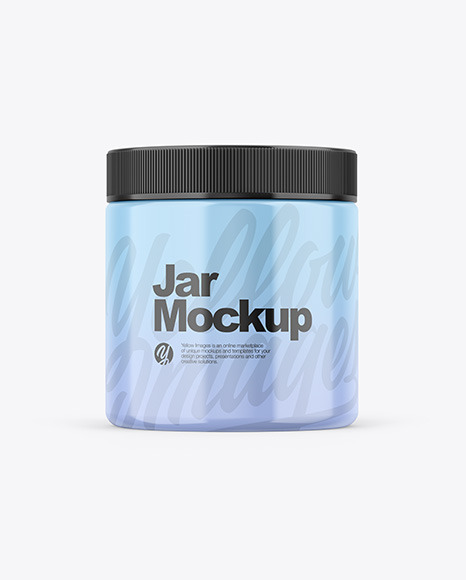 Glossy Jar Mockup