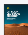 LED Citylight Stand Mockup