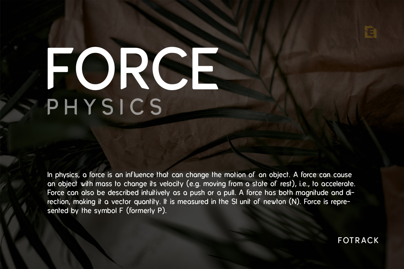 Fotrack Typeface Font Fotrack Typeface Font
