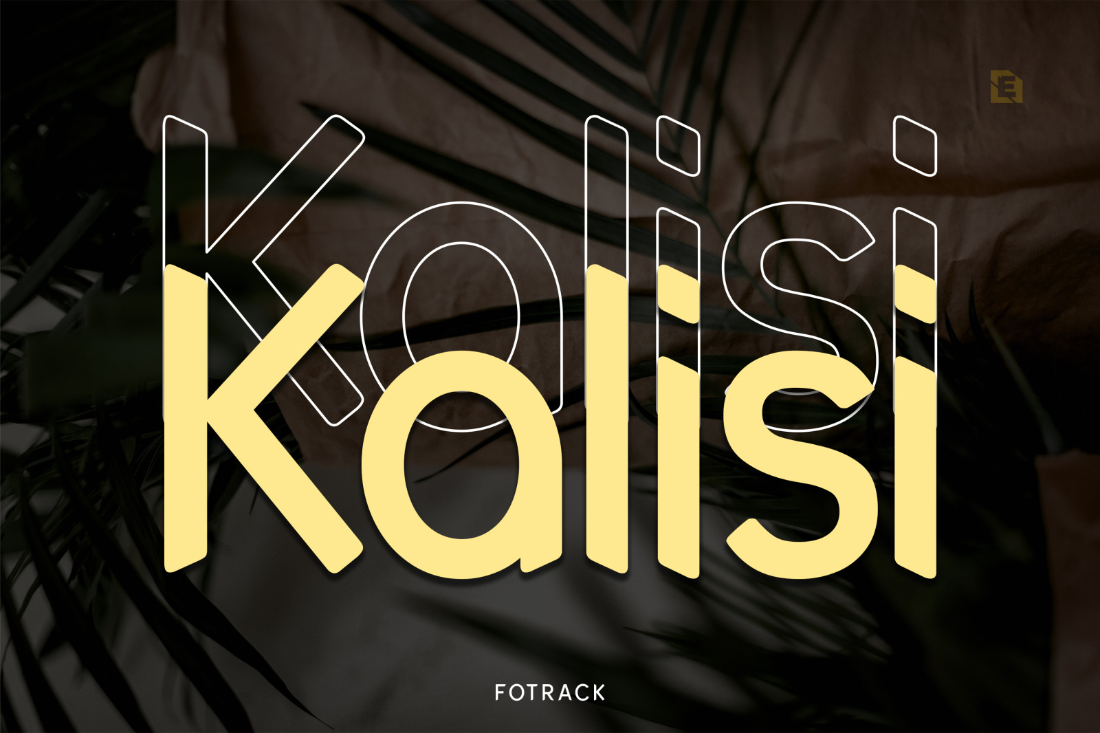 Fotrack Typeface Font