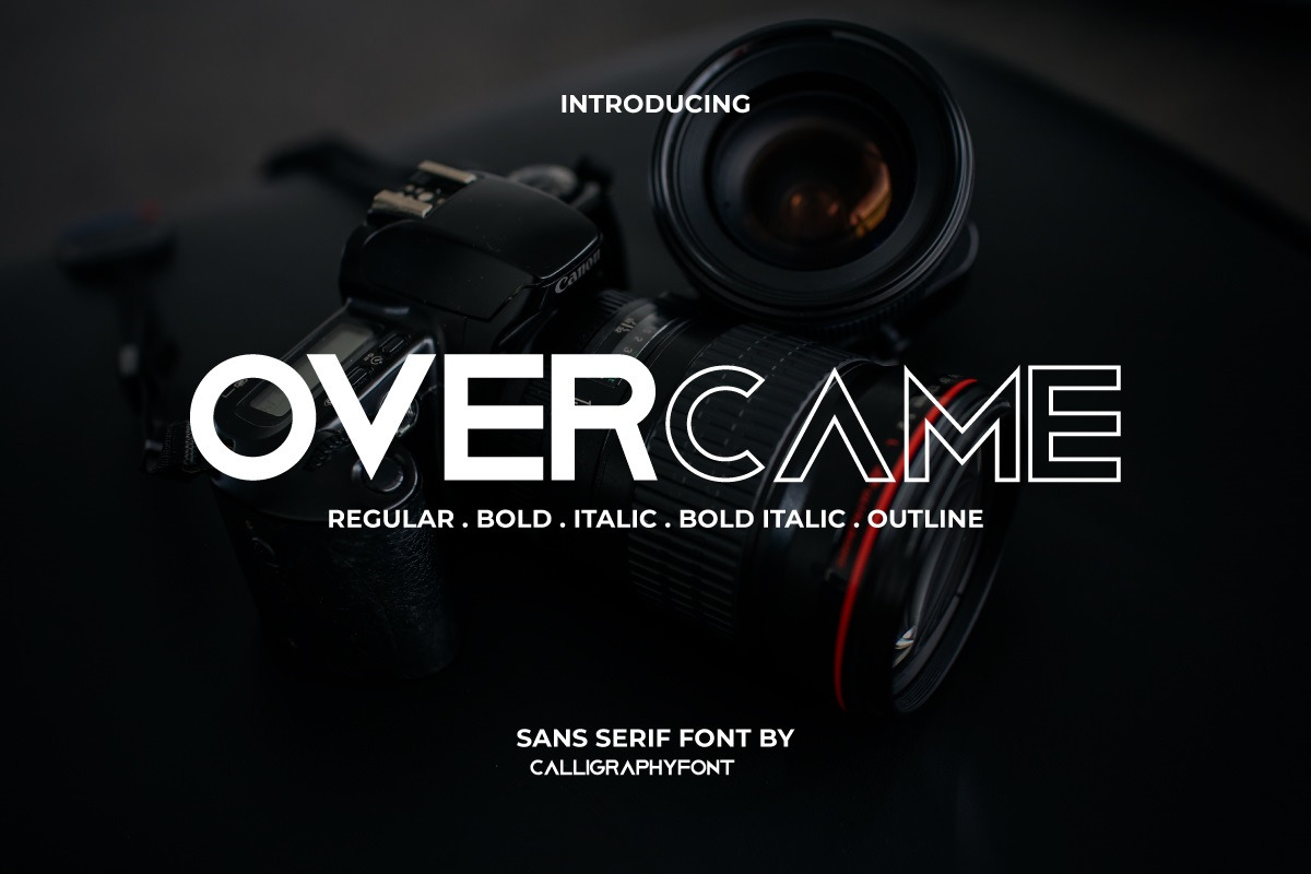Overcame Modern Sans Serif Font Overcame Modern Sans Serif Font