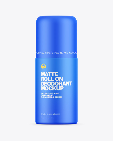 Matte Roll-On Deodorant Mockup