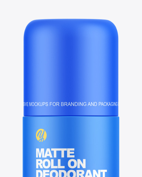 Matte Roll-On Deodorant Mockup