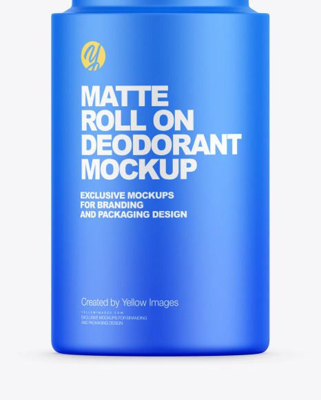 Matte Roll-On Deodorant Mockup