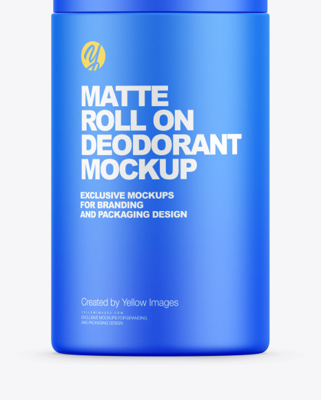 Matte Roll-On Deodorant Mockup