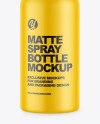 Matte Spray Bottle Mockup