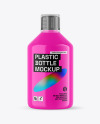 500ml Glossy Plastic Bottle Mockup