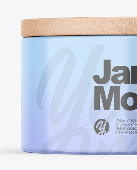 Glossy Jar Mockup