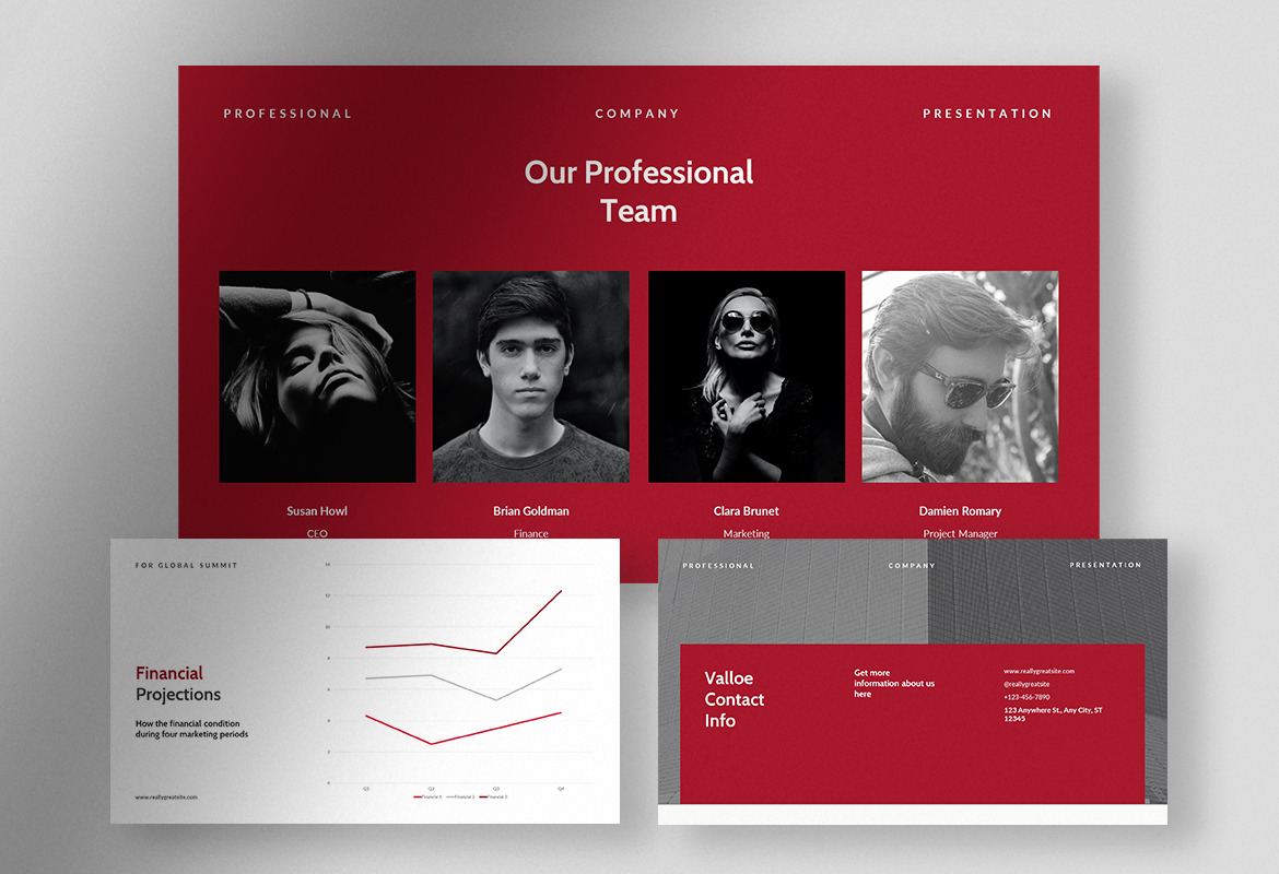 Valloe - Clean Professional Company Presentation