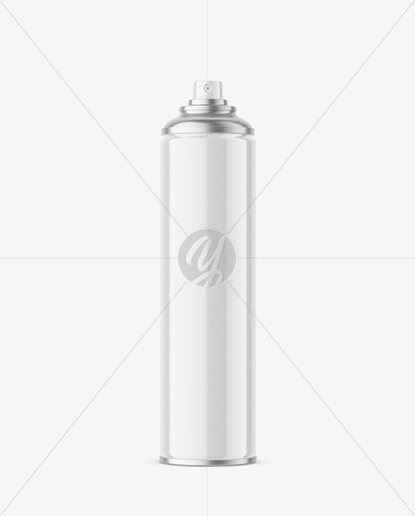 Glossy Spray Bottle Mockup