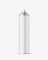 Glossy Spray Bottle Mockup