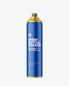 Glossy Spray Bottle Mockup
