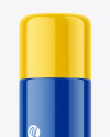 Glossy Spray Bottle Mockup
