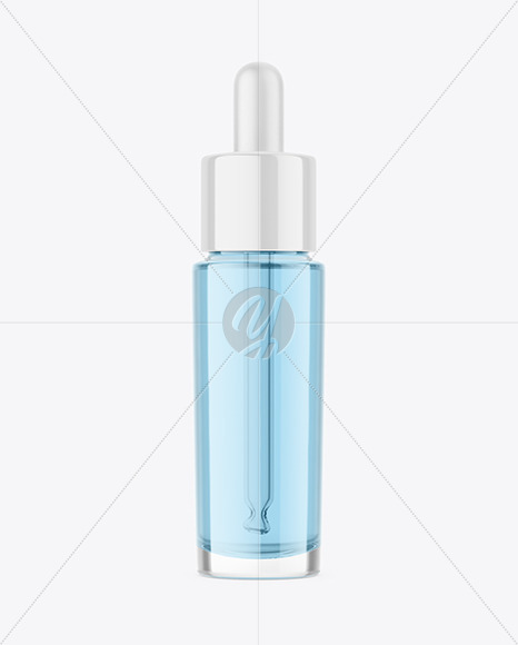 Clear Glass Dropper Bottle Mockup