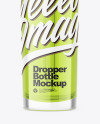 Clear Glass Dropper Bottle Mockup