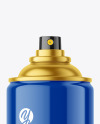 Glossy Spray Bottle Mockup