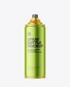 Metallic Spray Bottle Mockup