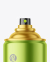 Metallic Spray Bottle Mockup