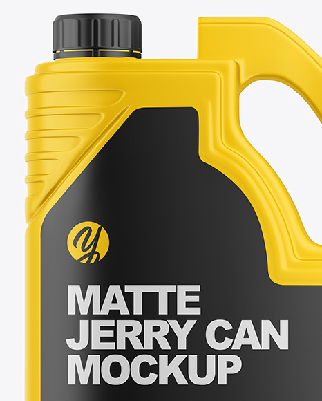 Matte Jerry Can Mockup