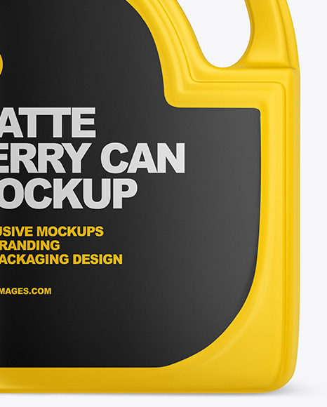 Matte Jerry Can Mockup