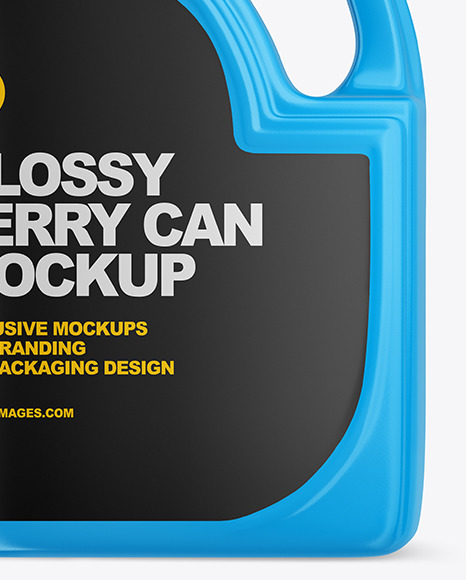 Glossy Jerry Can Mockup