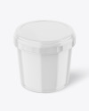 Glossy Plastic Cup Mockup