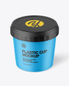 Matte Plastic Cup Mockup