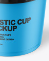 Matte Plastic Cup Mockup