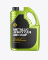 Metallic Jerry Can Mockup