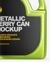 Metallic Jerry Can Mockup