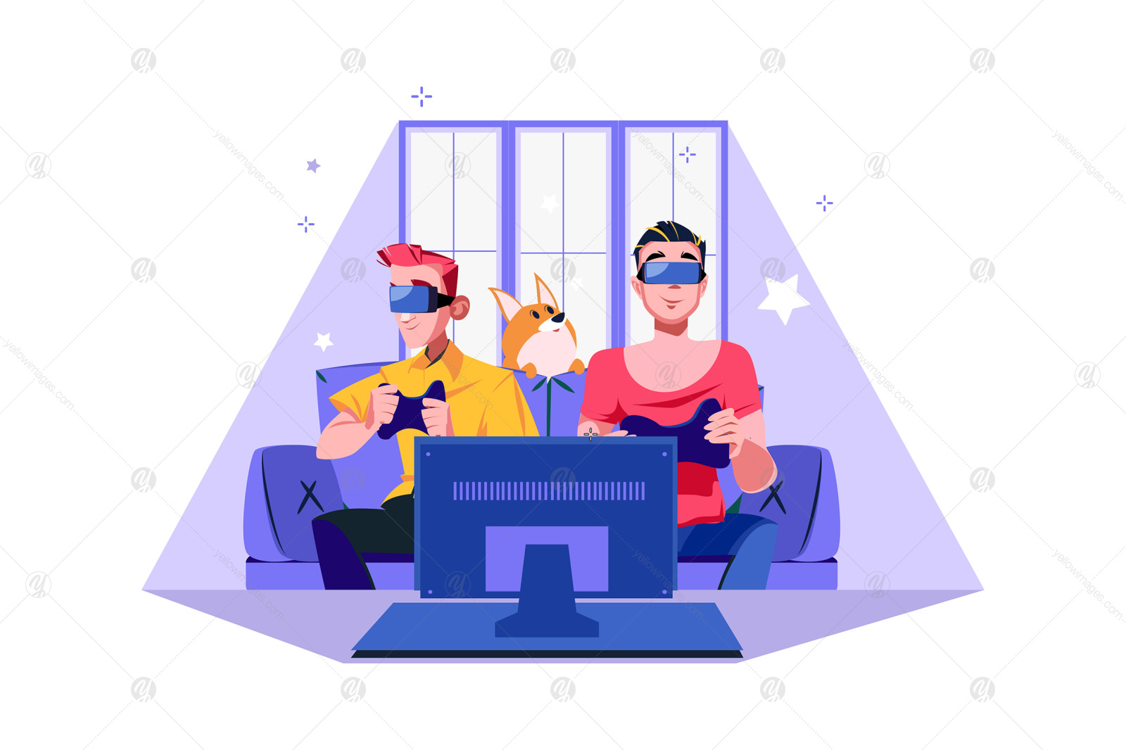 M341_Stay At Home Illustration Pack M341_Stay At Home Illustration Pack