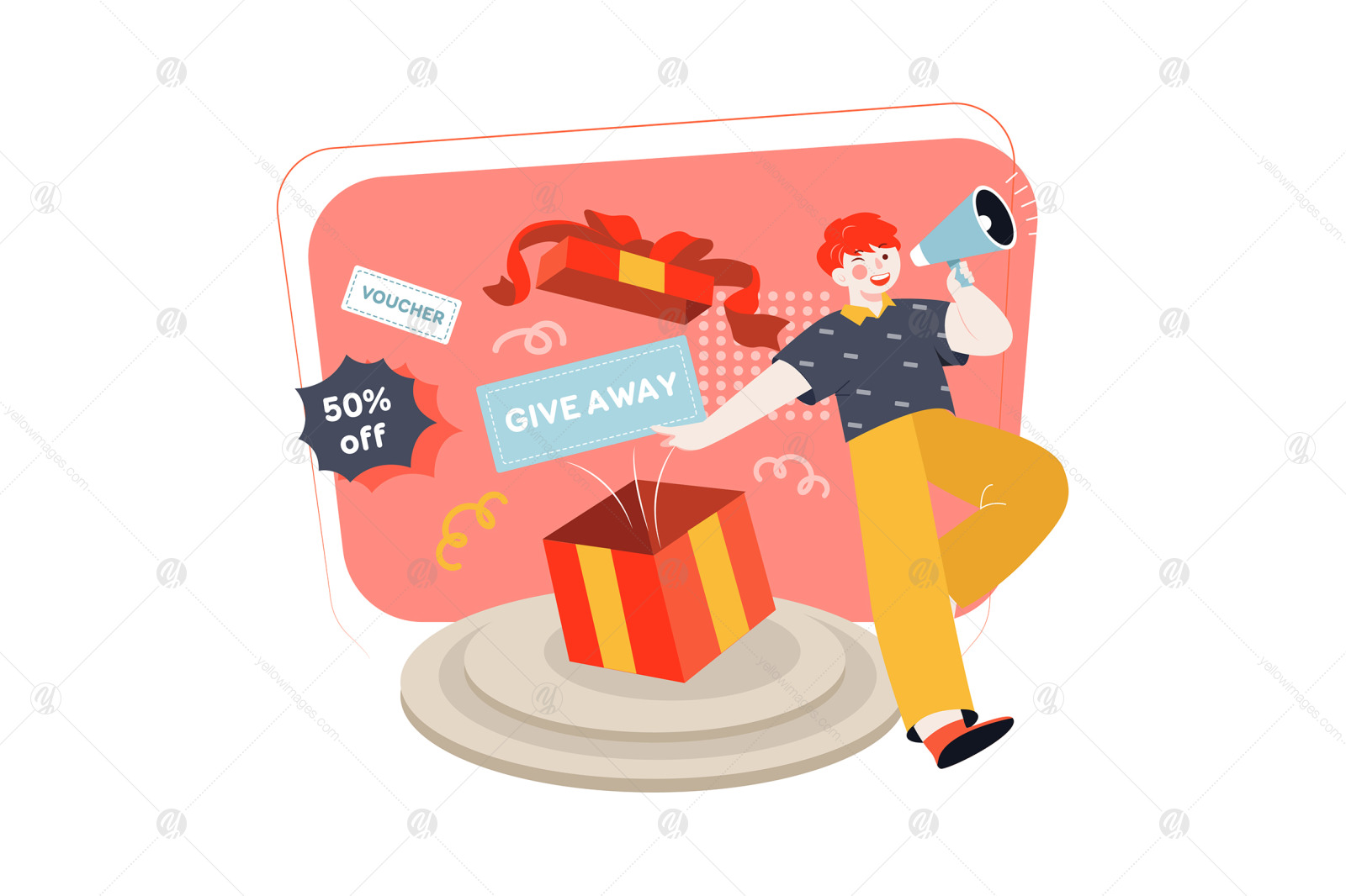 M350_ Shopping Promotion Illustrations M350_ Shopping Promotion Illustrations